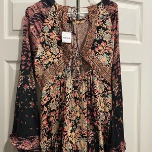 Free People Long Sleeve Minidress